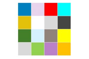 Farbenfeld mit verschiedenen Farben